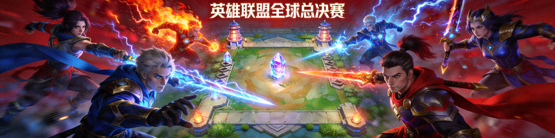 英雄联盟LOL全球总决赛激烈对战画面